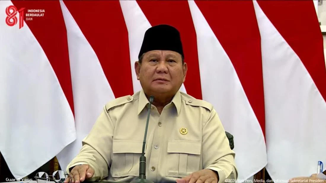 Prabowo Subianto Tegaskan Pemberantasan Korupsi dan Penyelamatan Uang Negara Jadi Kunci Utama Keberhasilan Mitigasi Bencana Nasional